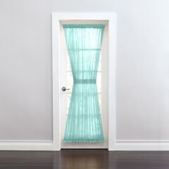 BH Studio Sheer Voile Door Panel With Tiebacks