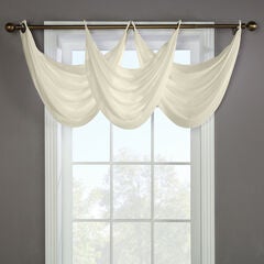 Rhapsody Lined Light Filtering Grommet Ascot Valance