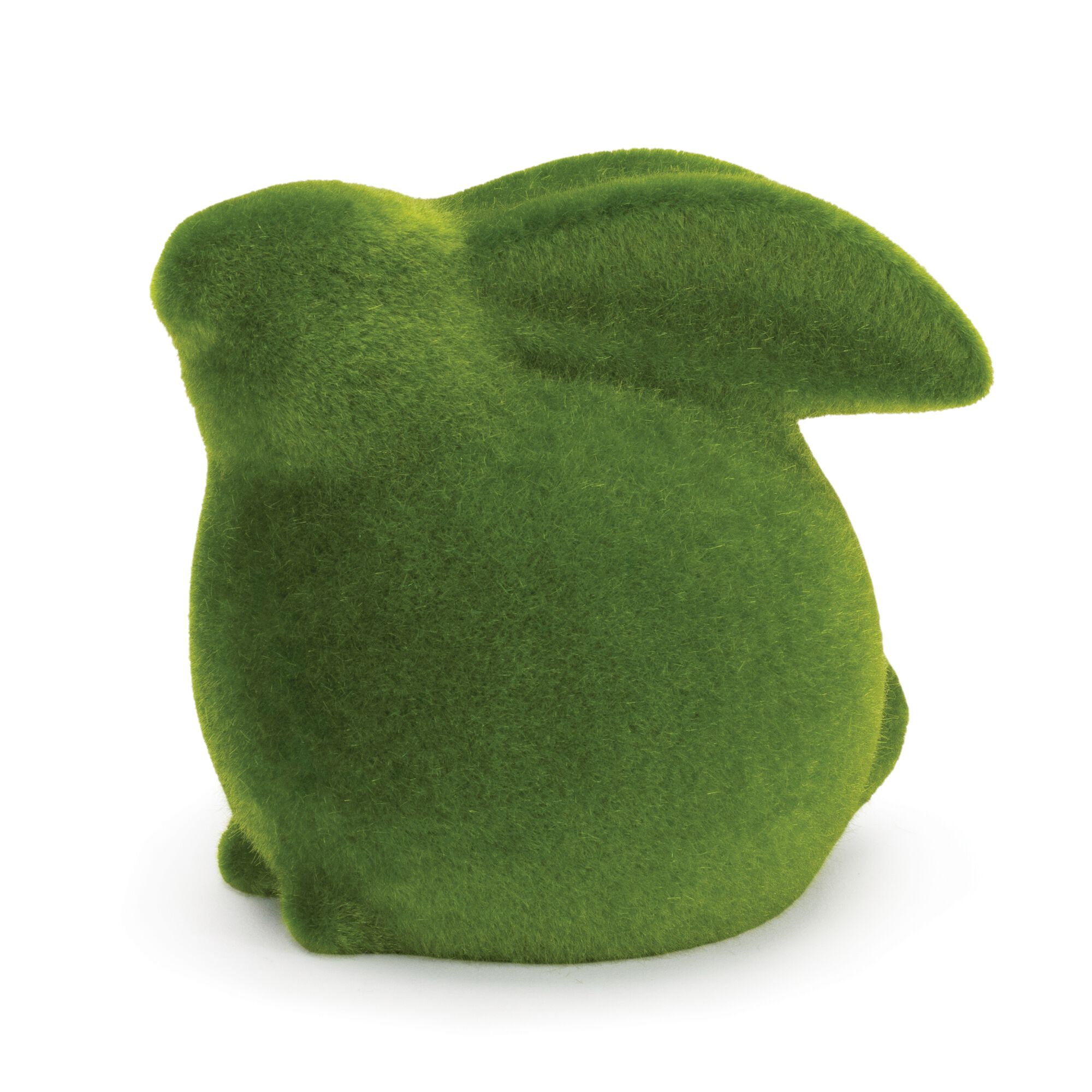 Mossy Terra Cotta Rabbit Figurine (Set of 2), GREEN, alternate image number 2