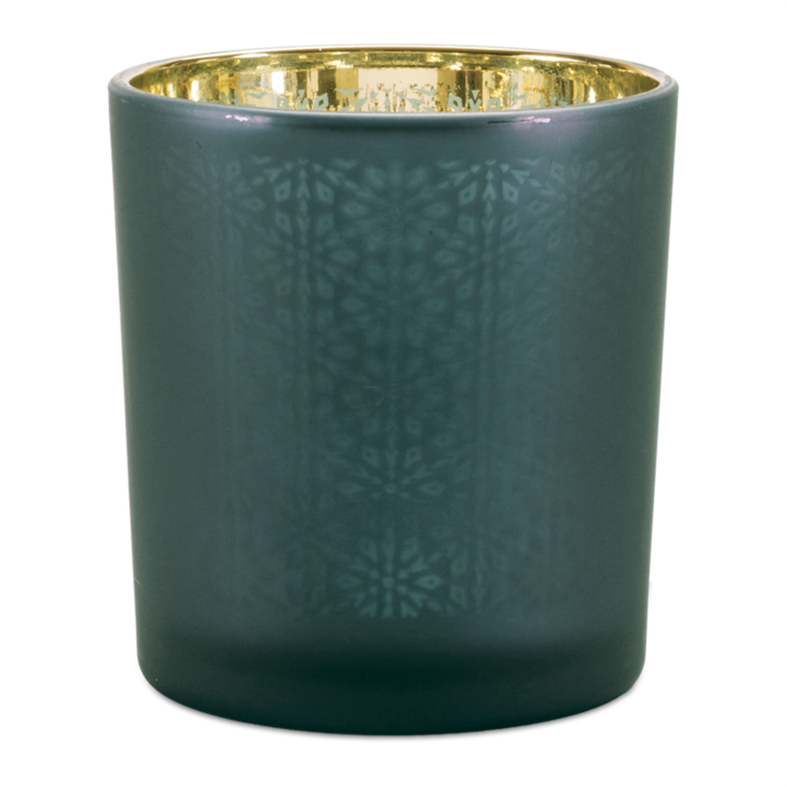 Geometric Patterned Votive Holder (Set of 3), GREEN GOLD, alternate image number 5