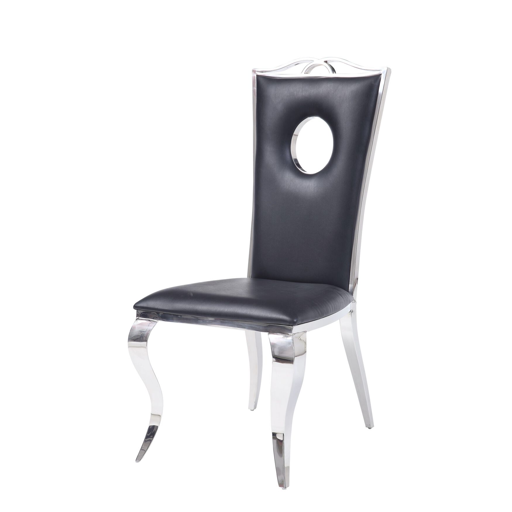 Side Chair (Set-2), PU STEEL, hi-res image number 0