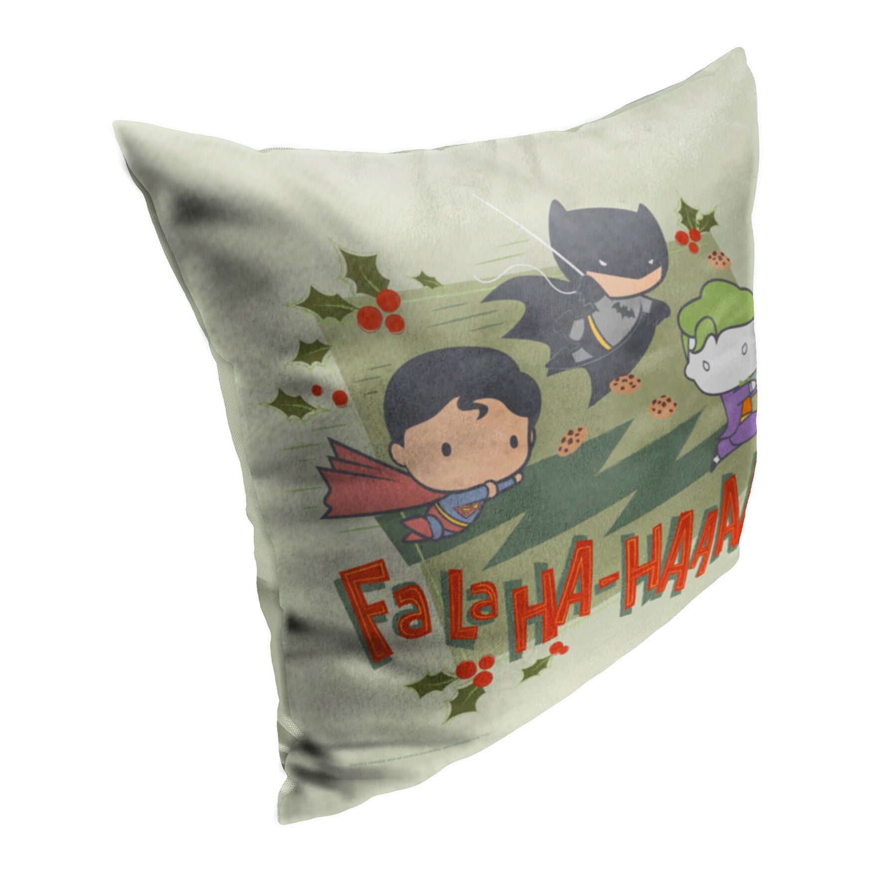 Wb Dc Justice League Fa La Ha Printed Throw Pillow, , on-hover image number 1