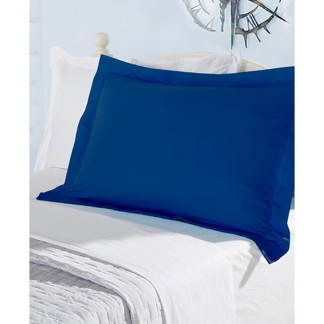 Luxury Hotel Kids Tailored 14" Drop Cobalt Blue Bed Skirt, , on-hover image number null