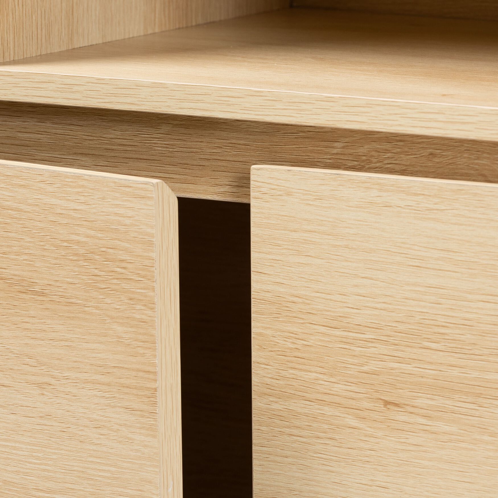 Danina Japandi Oak Brown Finished Wood Bookshelf, , alternate image number 9