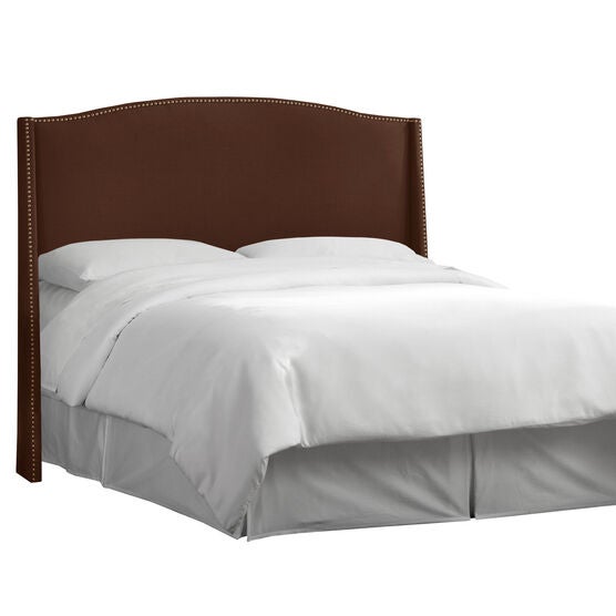 Nail Button Wingback Headboard, , alternate image number null