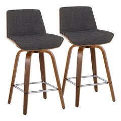Corazza 26" Fixed-Height Counter Stool - Set Of 2