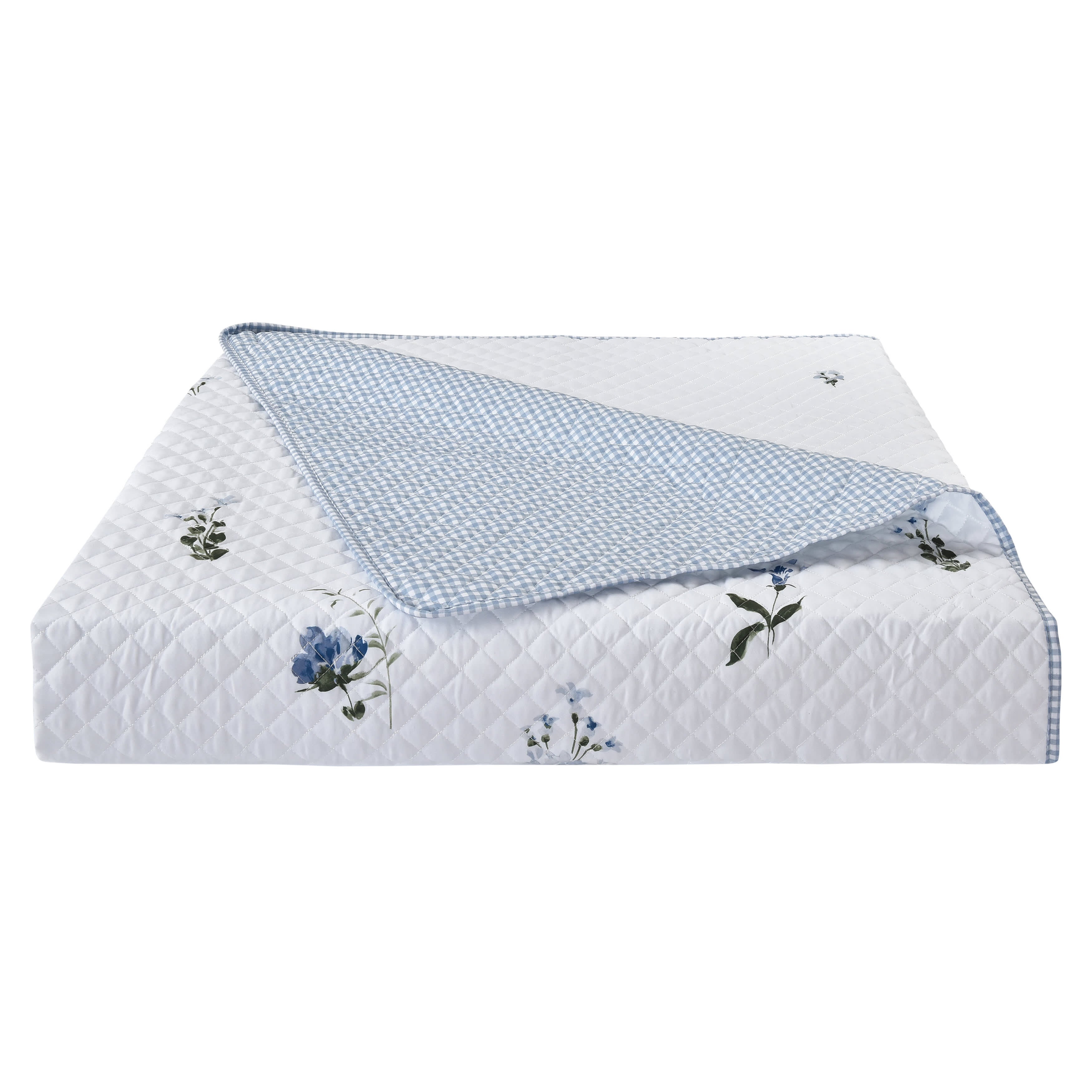 Kourtney 3 Piece Quilt Set, BLUE, alternate image number 4