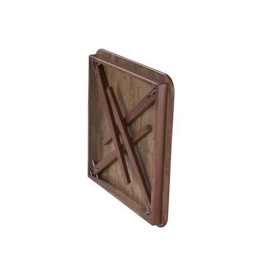 Straight Edge Wood Folding Card Table, , on-hover image number null
