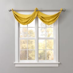 BH Studio Room-Darkening Waterfall Grommet Valance