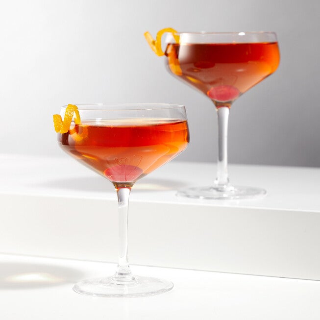 Angled Crystal Coupe Glasses, , on-hover image number null