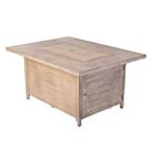 Sawyer Rectangular Aluminum LPG Fire Pit in Driftwood, , alternate image number null