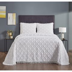 Charleston Collection 100% Cotton Geometric & Diamond Bedspread Set