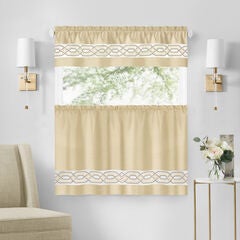 Paige Tier and Valance Window Curtain Set