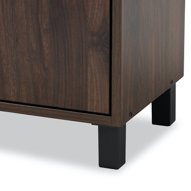 Rossin 2-Door Top Shelf Wood Entryway Shoe Storage Cabinet Furniture, , alternate image number 5