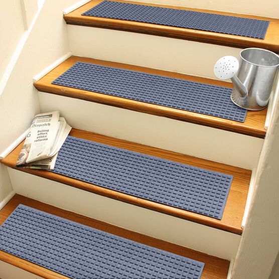 Aqua Shield® Squares Stair Tread 8.5"x30" (set of 4), , on-hover image number null