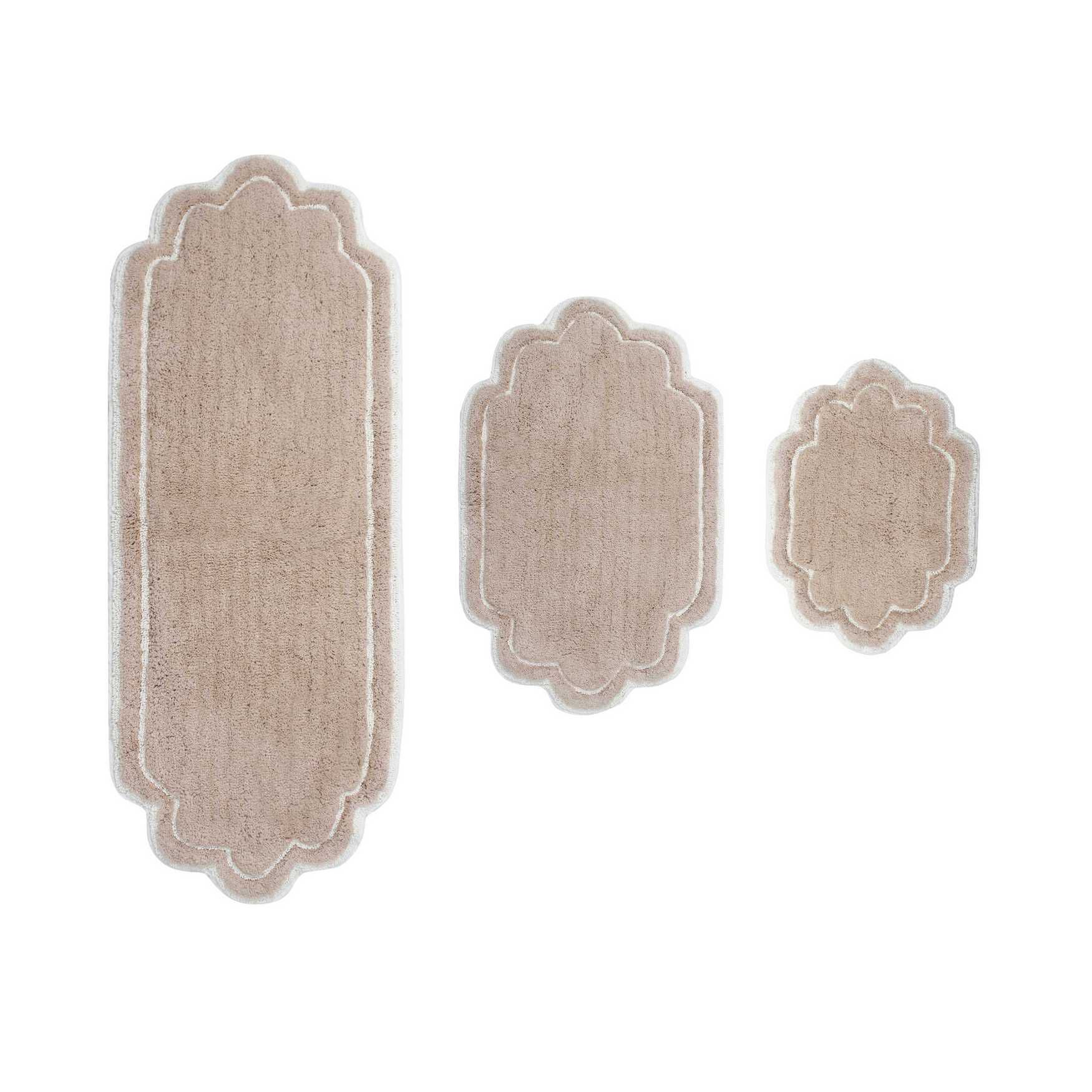 Allure 3pc Bath Rug Collection, LINEN, hi-res image number 0