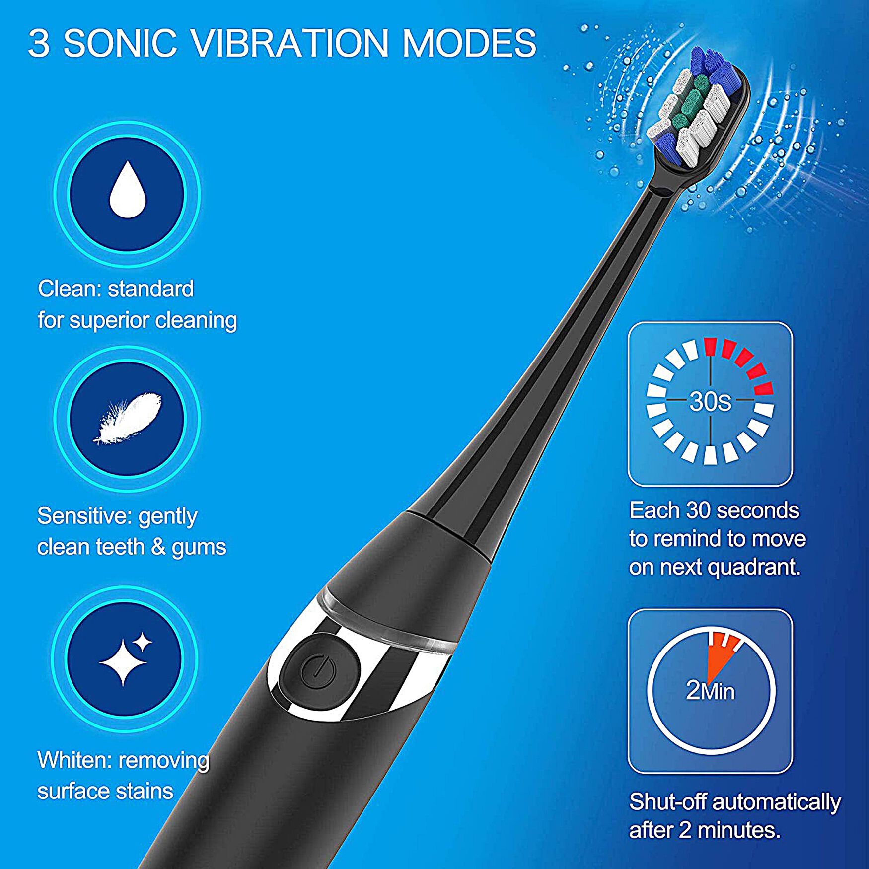 Dentasonique Toothbrush Beauty Tools, , alternate image number 2