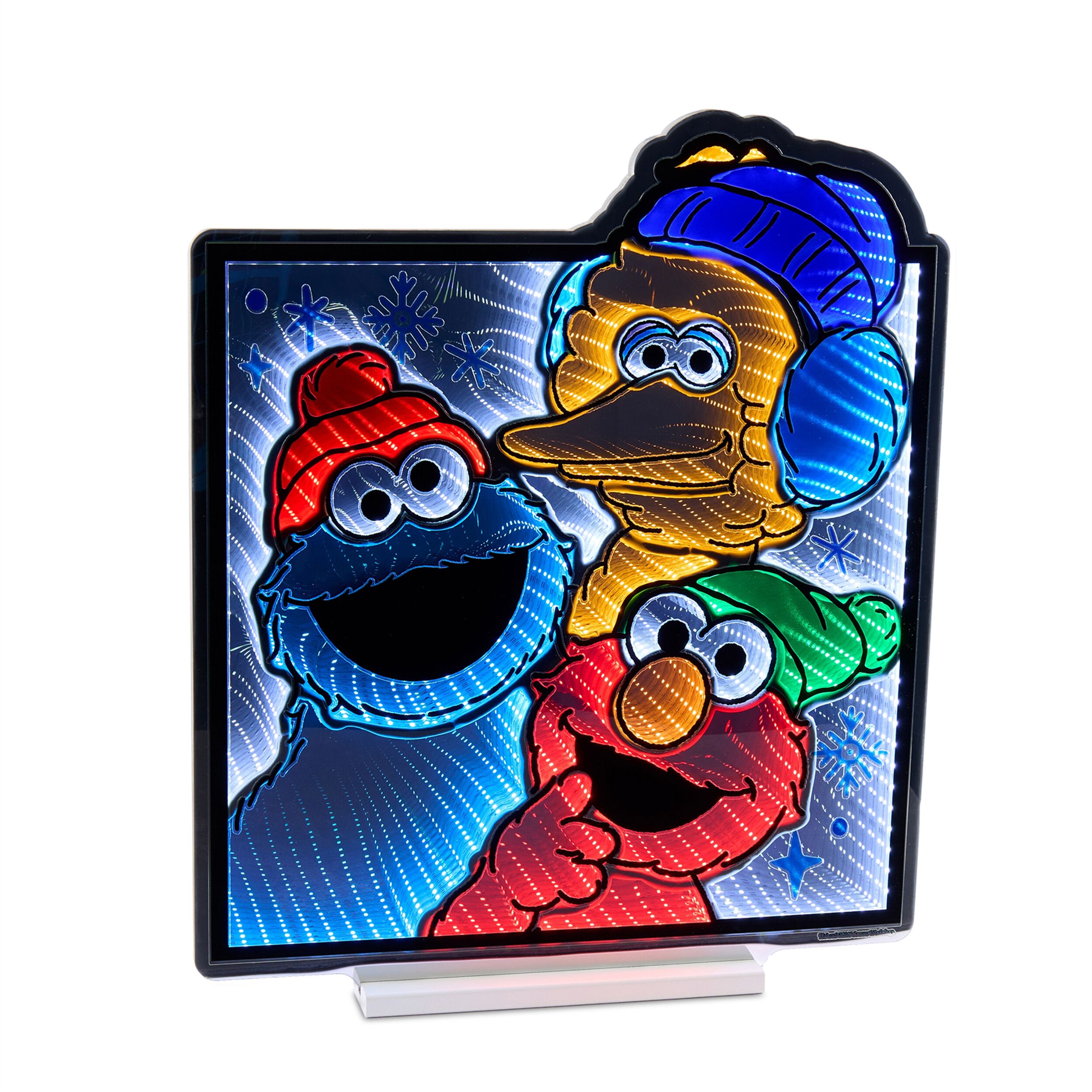 Sesame Street Holiday Friends Ekkolight 25 inchesH, WHITE BLUE RED, hi-res image number 0