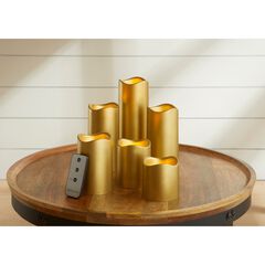 Remote-Controlled LED Candles, Set of 6