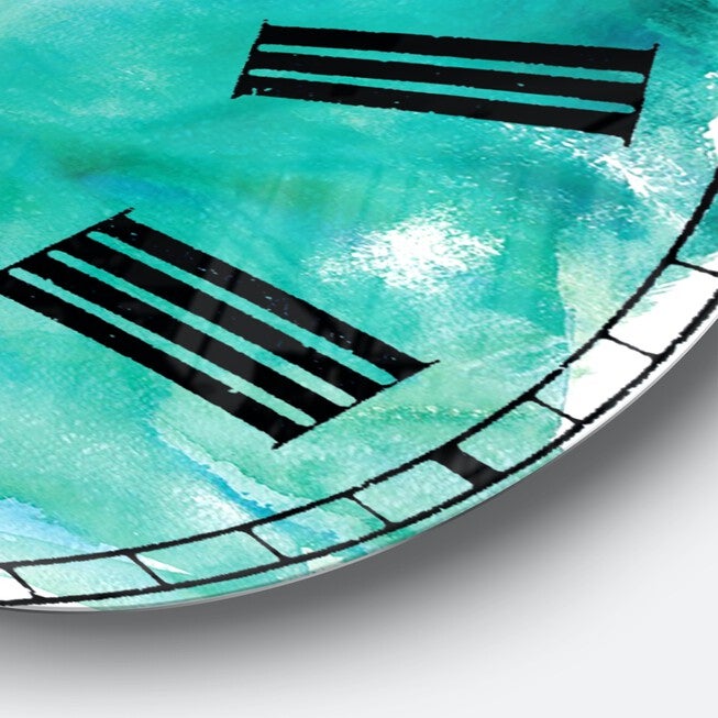 Sea Glass Farmhouse Wall Clock, , alternate image number null