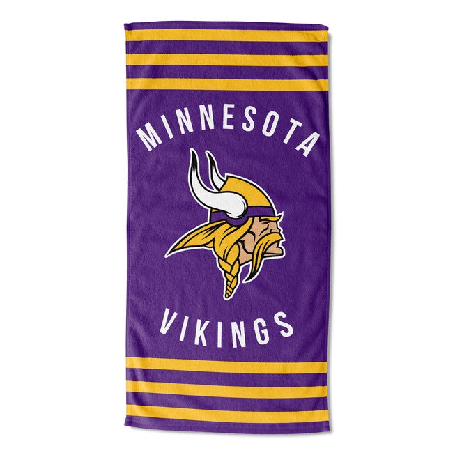 Vikings Stripes Beach Towel, MULTI, hi-res image number 0