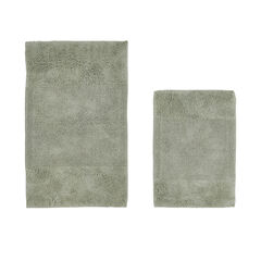 Granada Collection 100% Cotton 2 Piece (17" X 24" | 21" X 34") Bath Rug Set