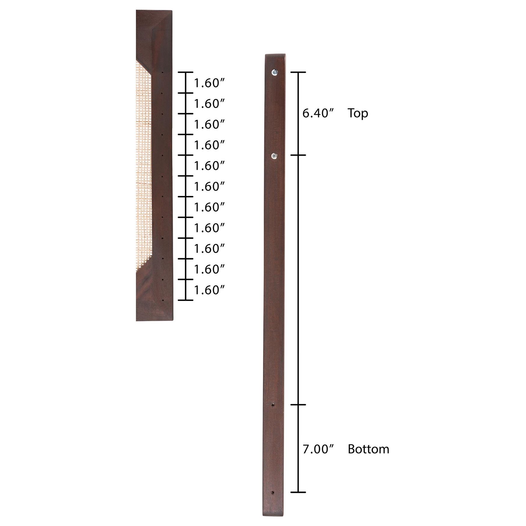 Lainer Modern Bohemian Bamboo Queen Size Headboard, , alternate image number 14