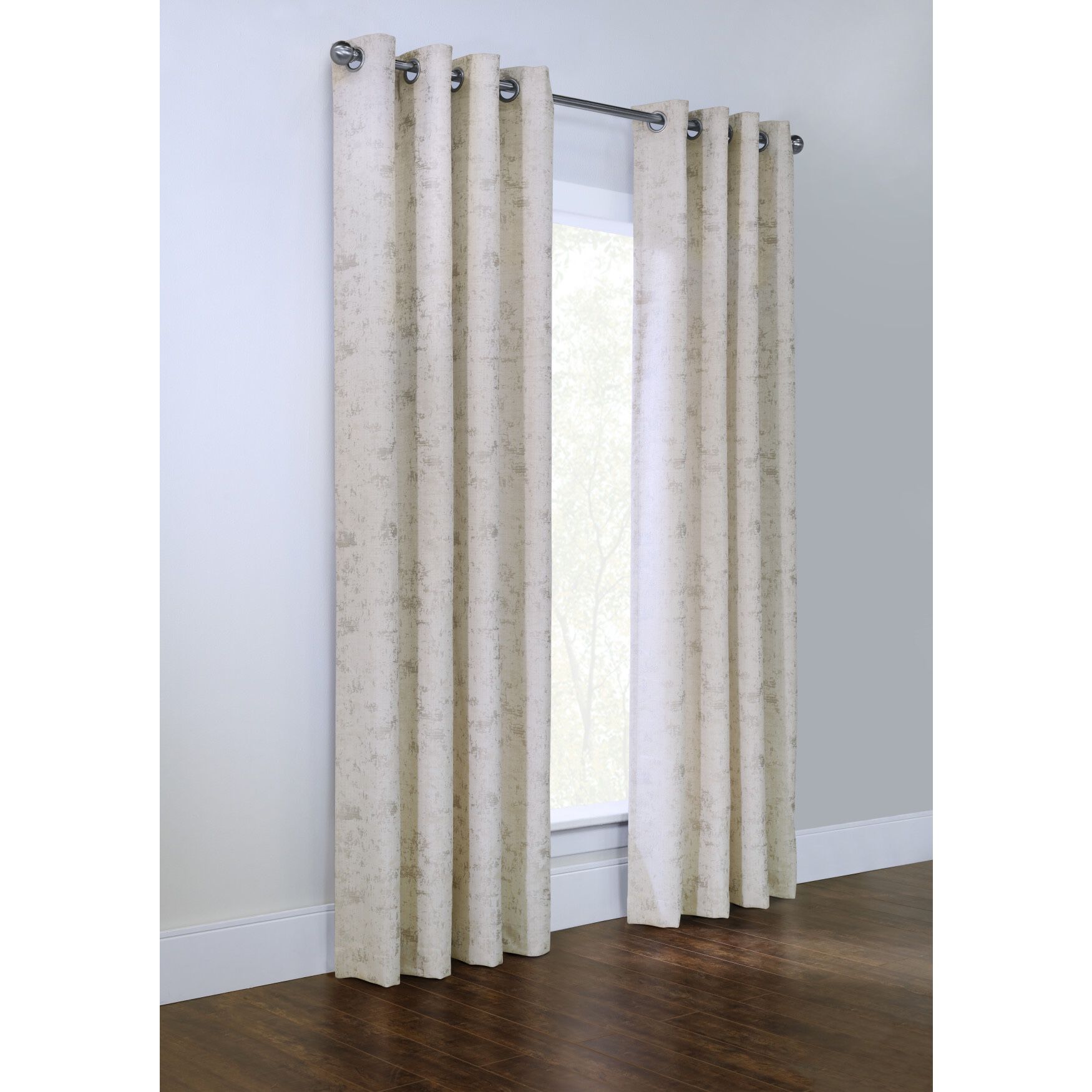 Tuscani Light Filtering Grommet Curtain Panel, NATURAL, hi-res image number 0