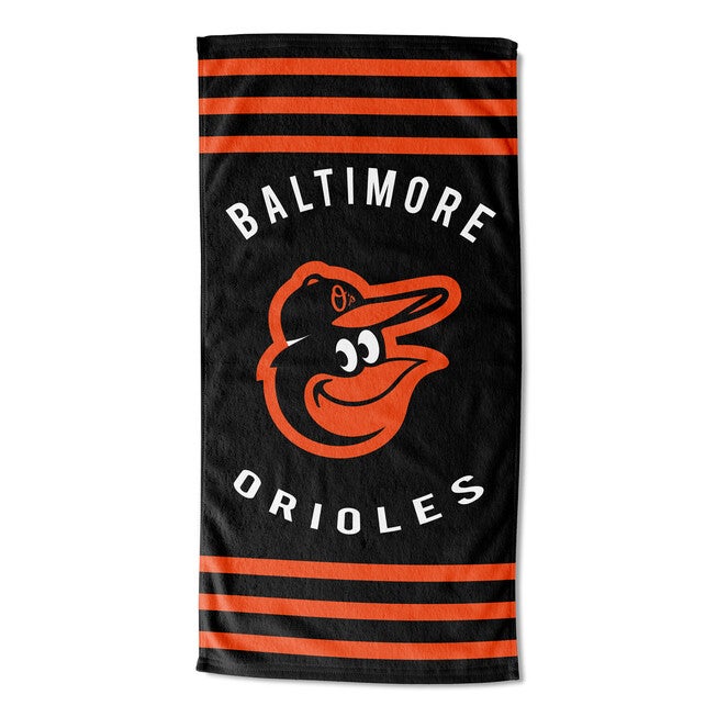 Orioles Stripes Beach Towel, MULTI, hi-res image number 0