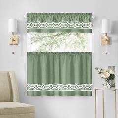 Paige Tier and Valance Window Curtain Set
