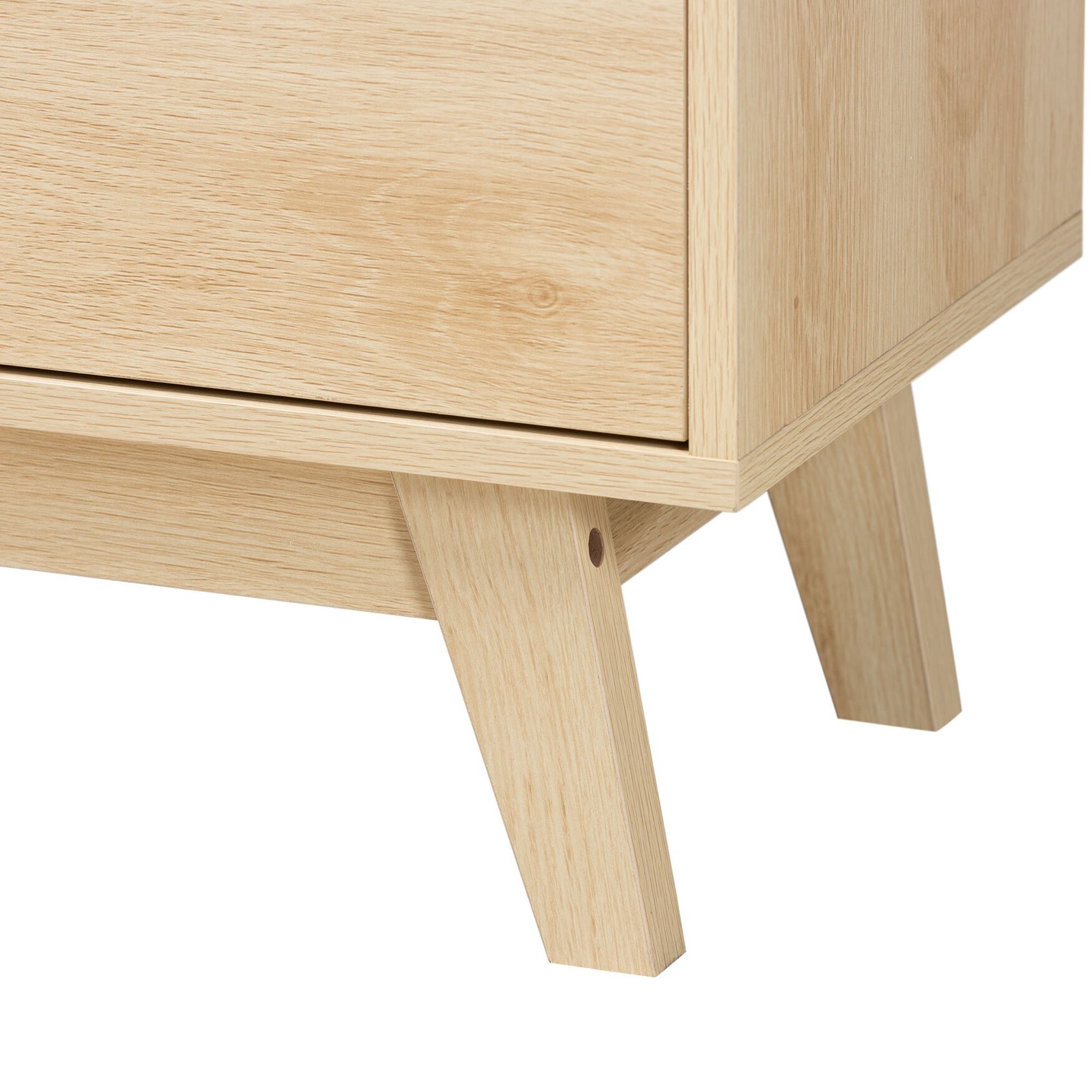 Danina Japandi Oak Brown Finished Wood Bookshelf, , alternate image number 10