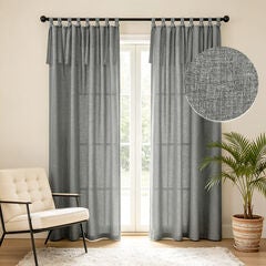 Knot Tie Top Light Filtering Panel Pair