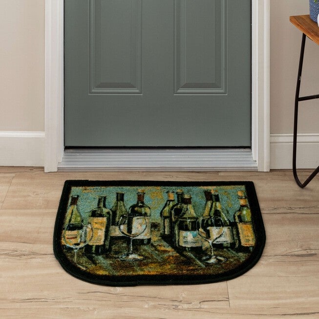 Wine Pairs Multi Kitchen Rug, , alternate image number null