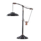 Black Metal Industrial Floor Lamp, , on-hover image number null