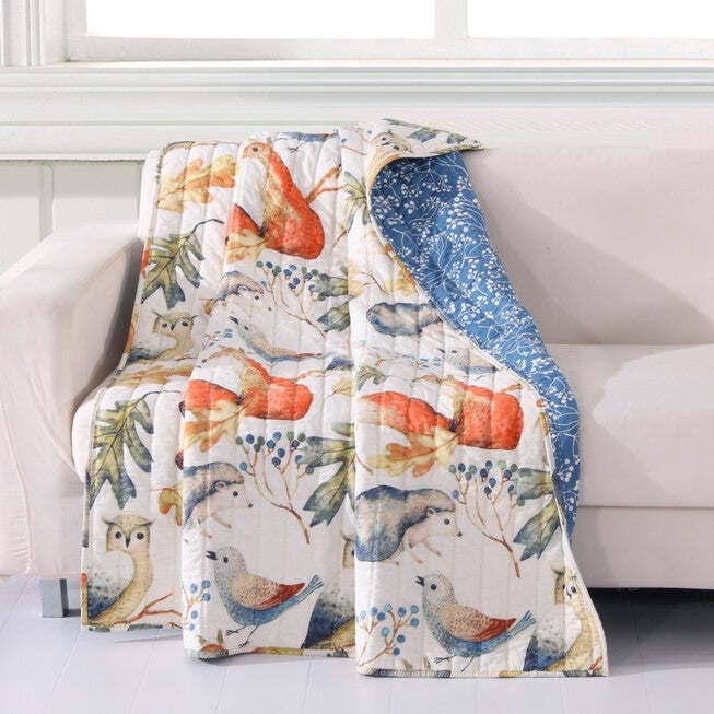Willow Quilted Throw Blanket, MULTI, hi-res image number 0