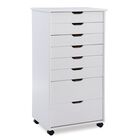 Croghan Eight Drawer Rolling Storage Cart, , alternate image number null