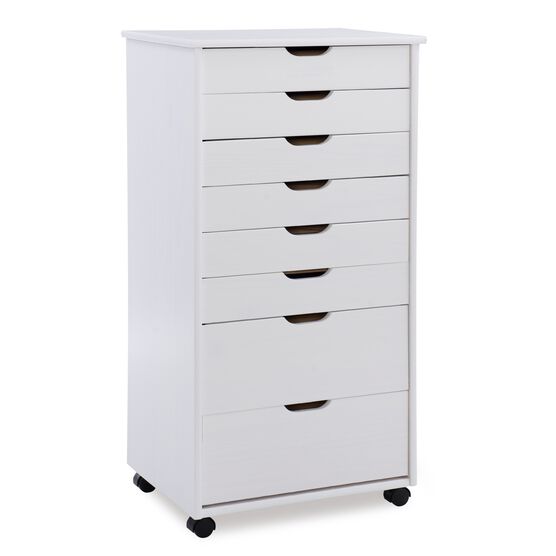 Croghan Eight Drawer Rolling Storage Cart, , alternate image number null