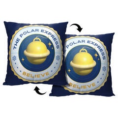 Wb Polar Express Believe 18X18 Printed Throw Pillow
