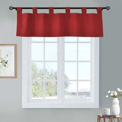 Weathermate Room Darkening Tab Top Flat Valance