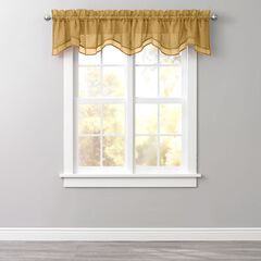 BH Studio Sheer Voile Layered Valance