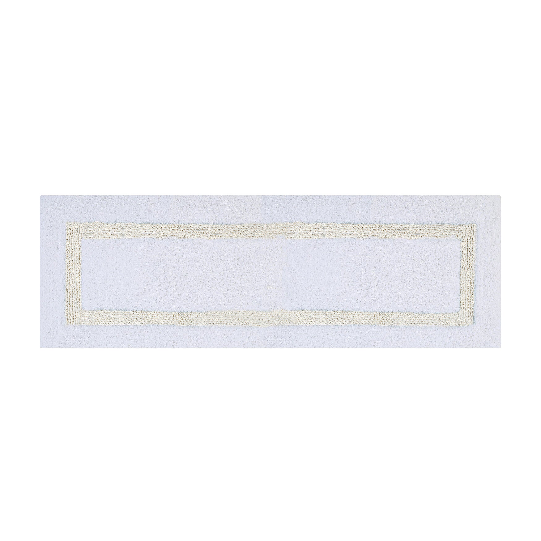 Hotel Collection 100% Cotton 20 inches X 60 inches Runner Bath Rug, WHITE IVORY, hi-res image number 0