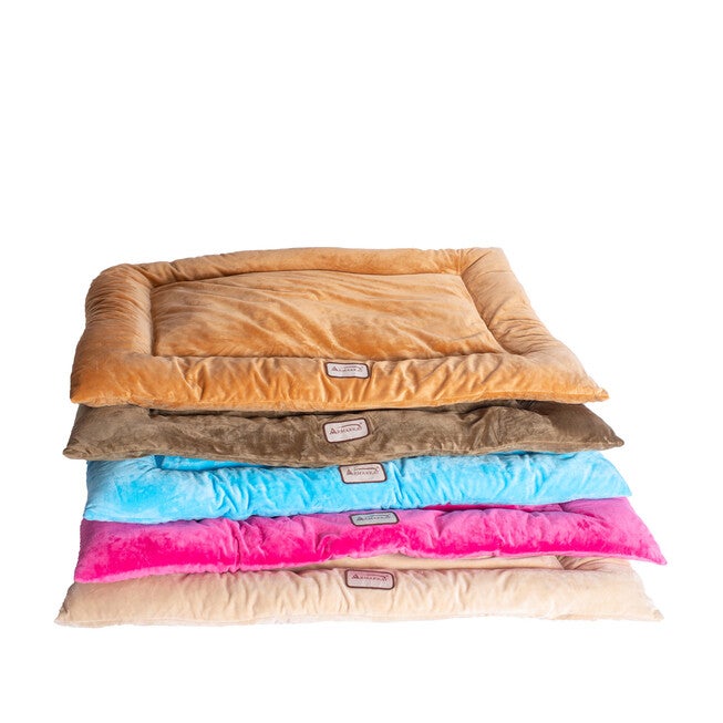 Pet Bed Mat, Dog Crate Soft Pad With Poly Fill Cushion, Medium Earth Brown, , alternate image number 6