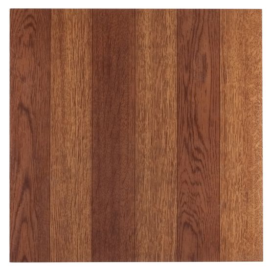 Sterling 12" x 12" Self Adhesive Vinyl Floor Tile - 45 Tiles/45 sq. Ft, MEDIUM OAK, hi-res image number null