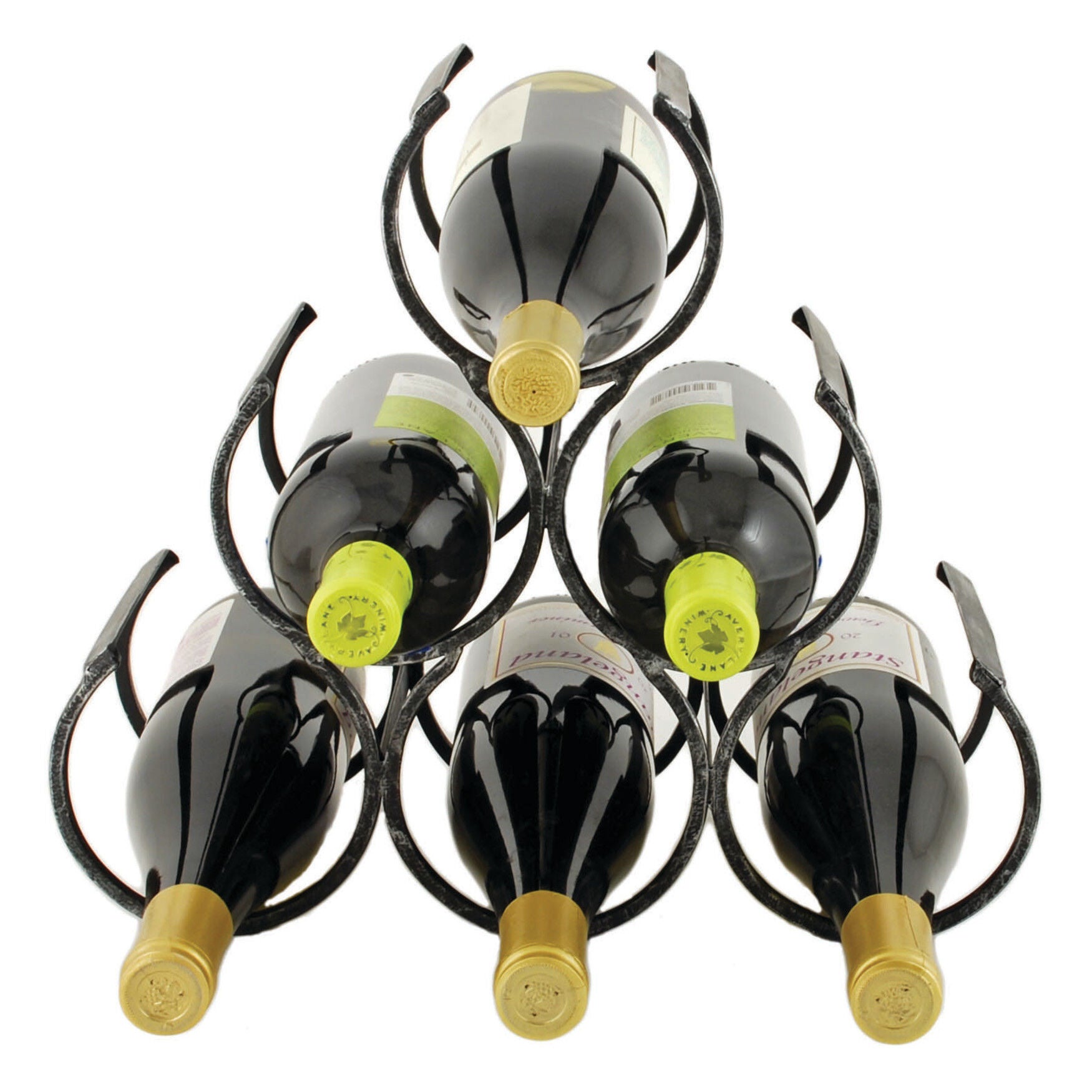 Wine Shrine Metal Bottle Holder, METALLIC, hi-res image number 0