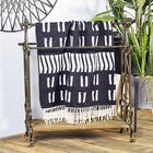 Black Vintage Metal Towel Rack, 41 x 28, , alternate image number null