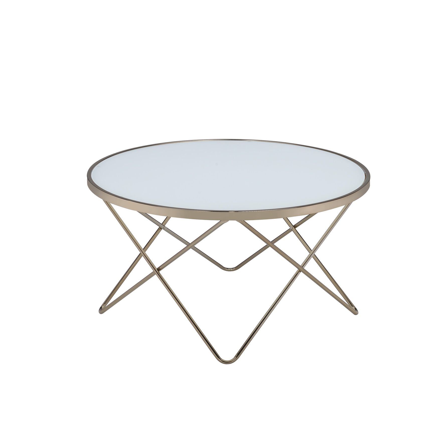 Coffee Table, CHAMPAGNE FROSTED GLASS, hi-res image number 0