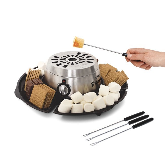 Salton S'mores & Fondue Maker, STAINLESS STEEL, hi-res image number 0
