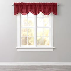 BH Studio Sheer Voile Layered Valance