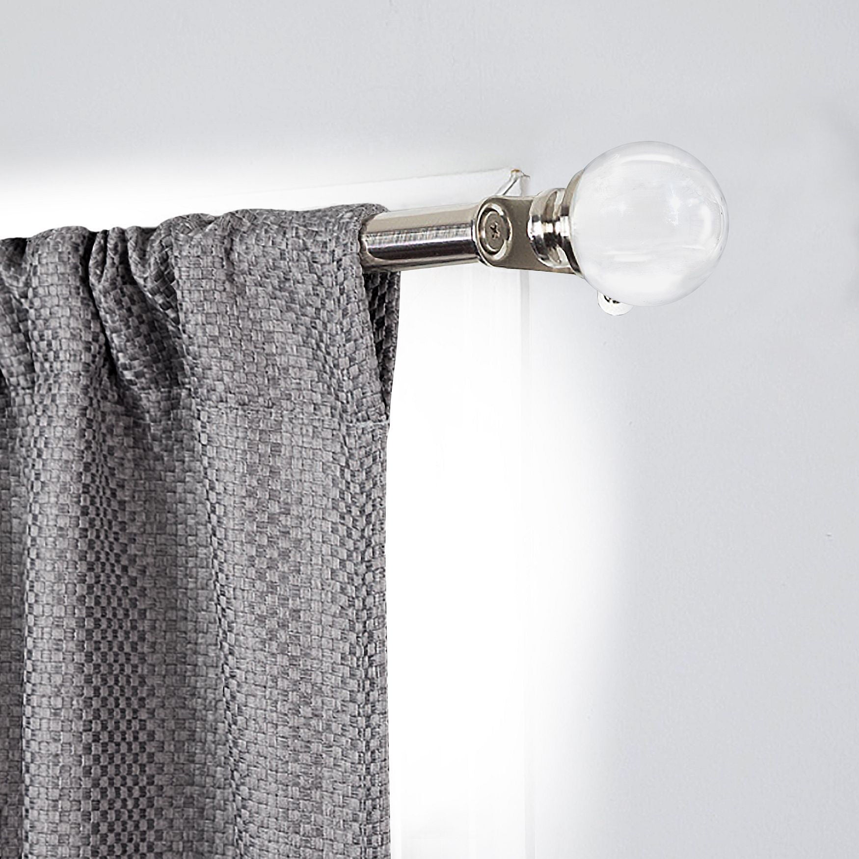 Innovative Decorative Room Darkening Wrap Around Rod & Finial 48-86, , alternate image number 13