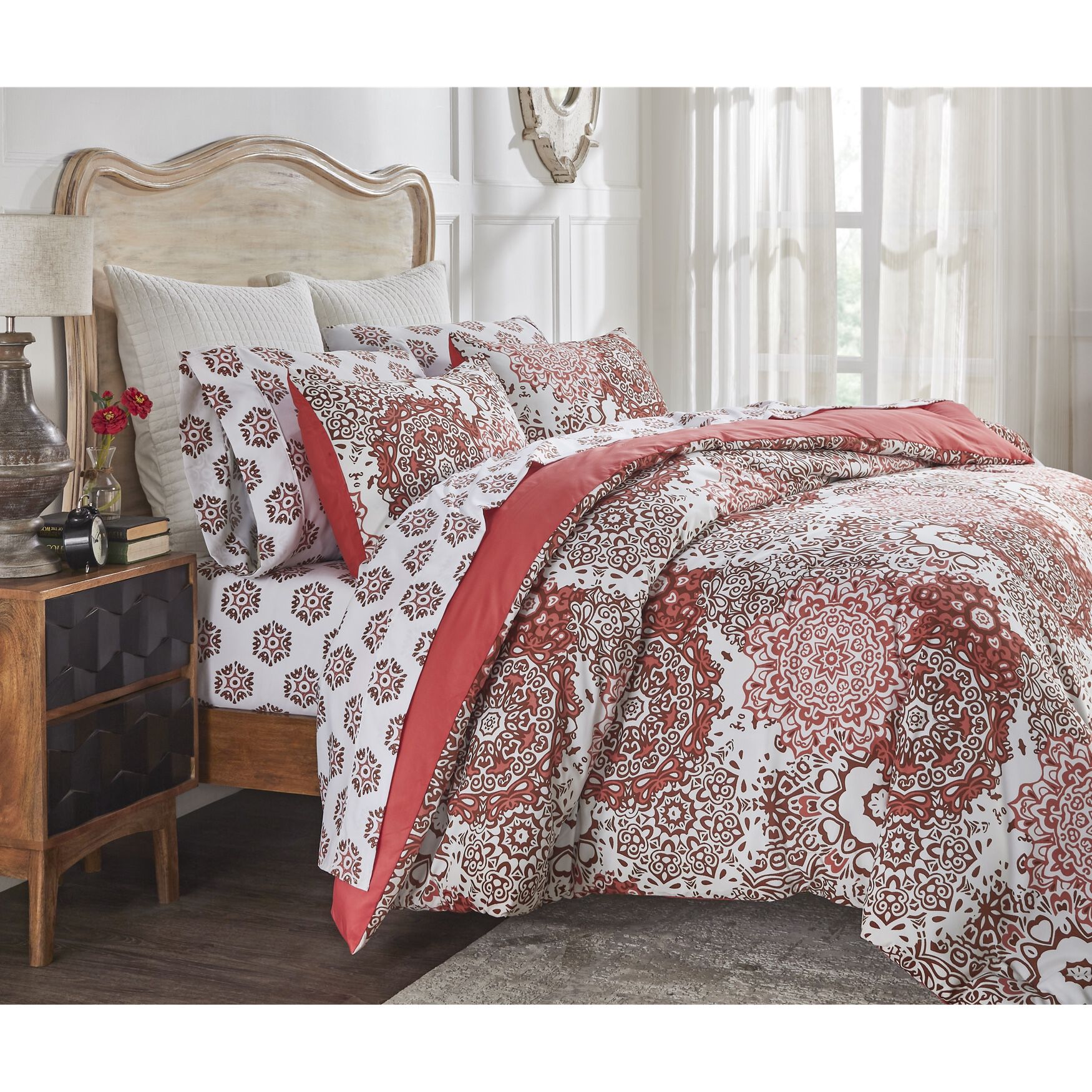 Lyla Collection 100% Microfiber Nautical 7 Piece Comforter Set, , alternate image number 3